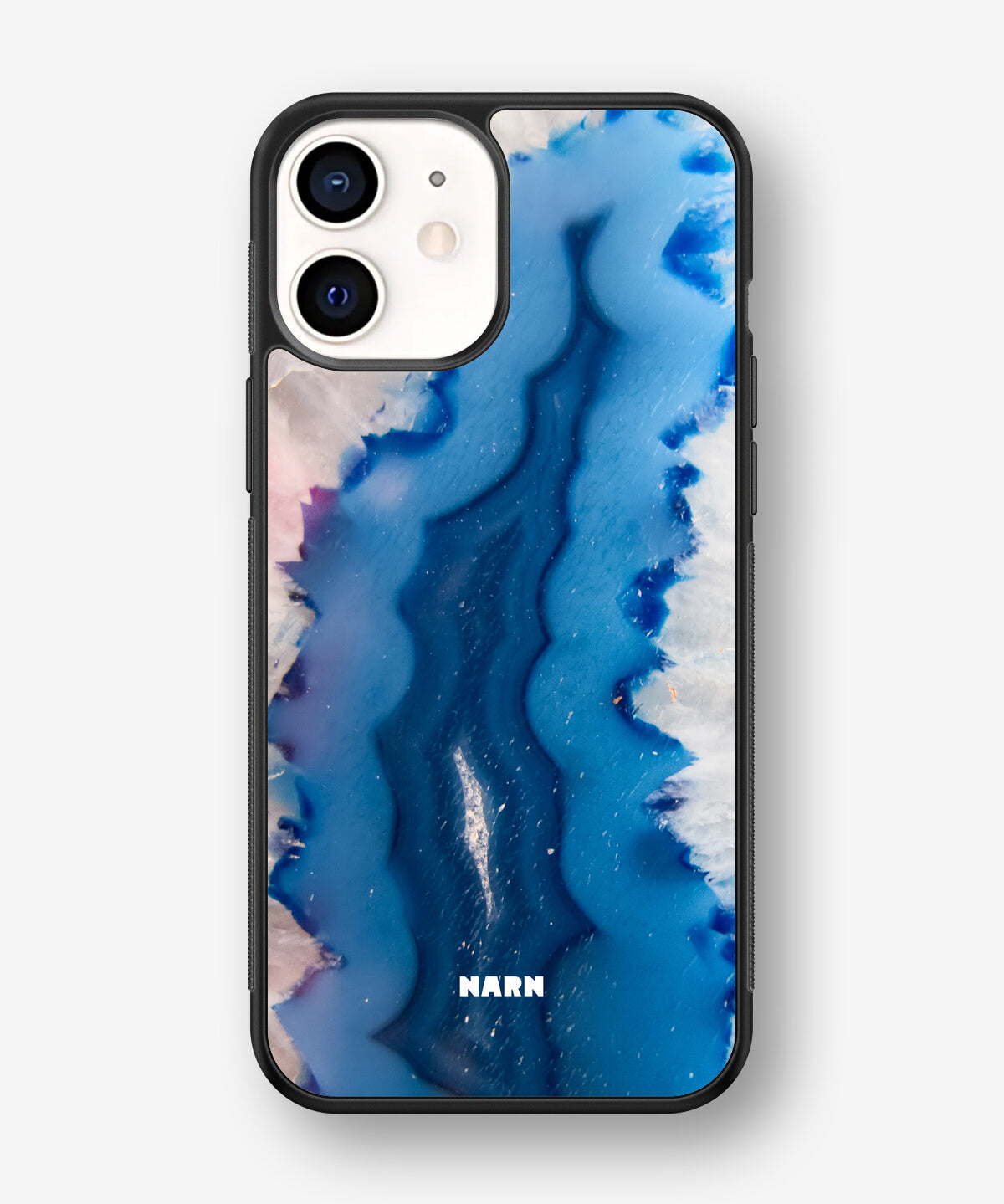 iPhone 12 Mini Hard Case – Blue Agate - View 1