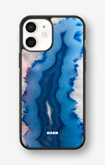 iPhone 12 Mini Hard Case – Blue Agate - View 1