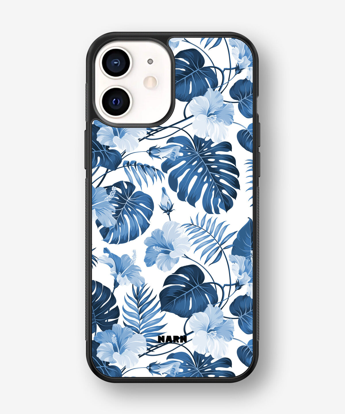 iPhone 12 Mini Hard Case – Blue Tropics - View 1