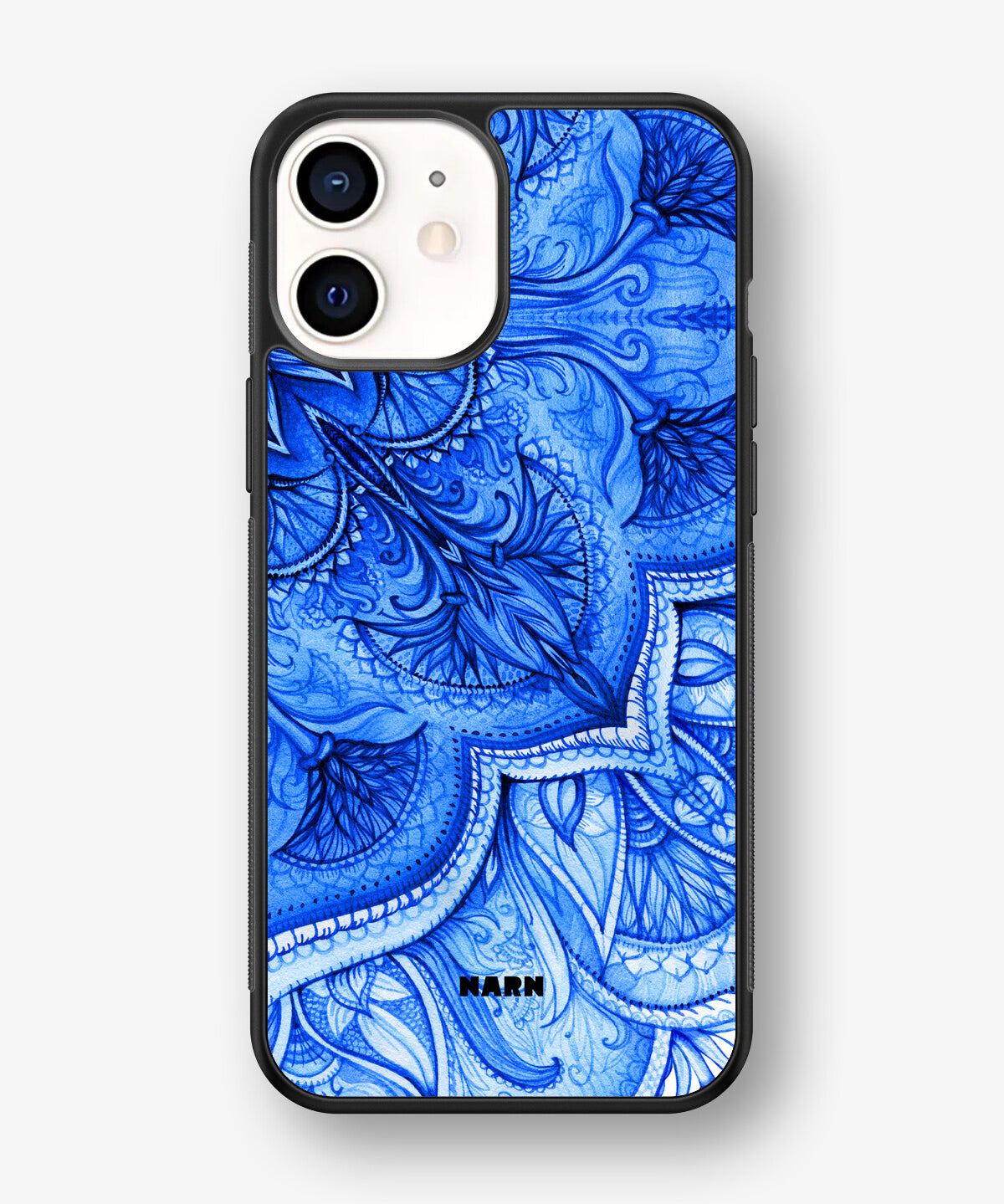 iPhone 12 Mini Hard Case – Blue Vintage - View 1