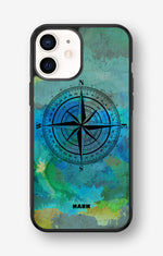 iPhone 12 Mini Hard Case – Compass - View 1