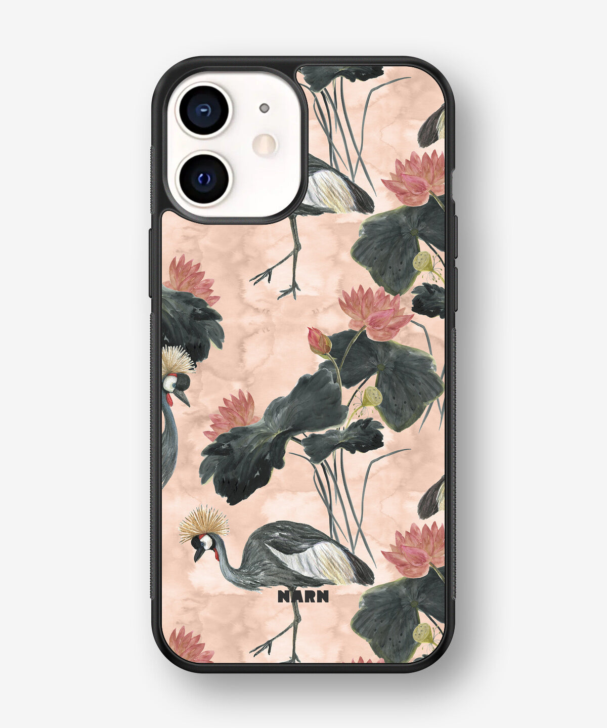 iPhone 12 Mini Hard Case – Crowned Bird - View 1
