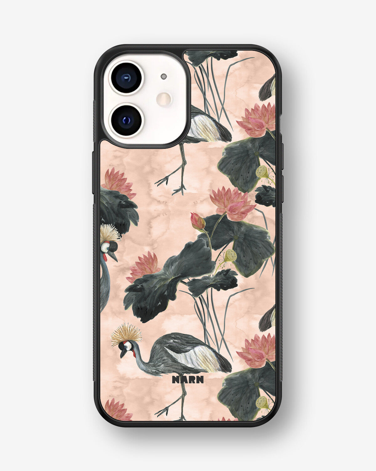 iPhone 12 Mini Hard Case – Crowned Bird - View 1