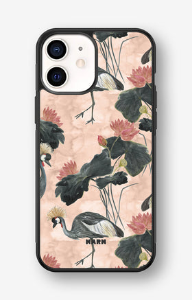 iPhone 12 Mini Hard Case – Crowned Bird - View 1