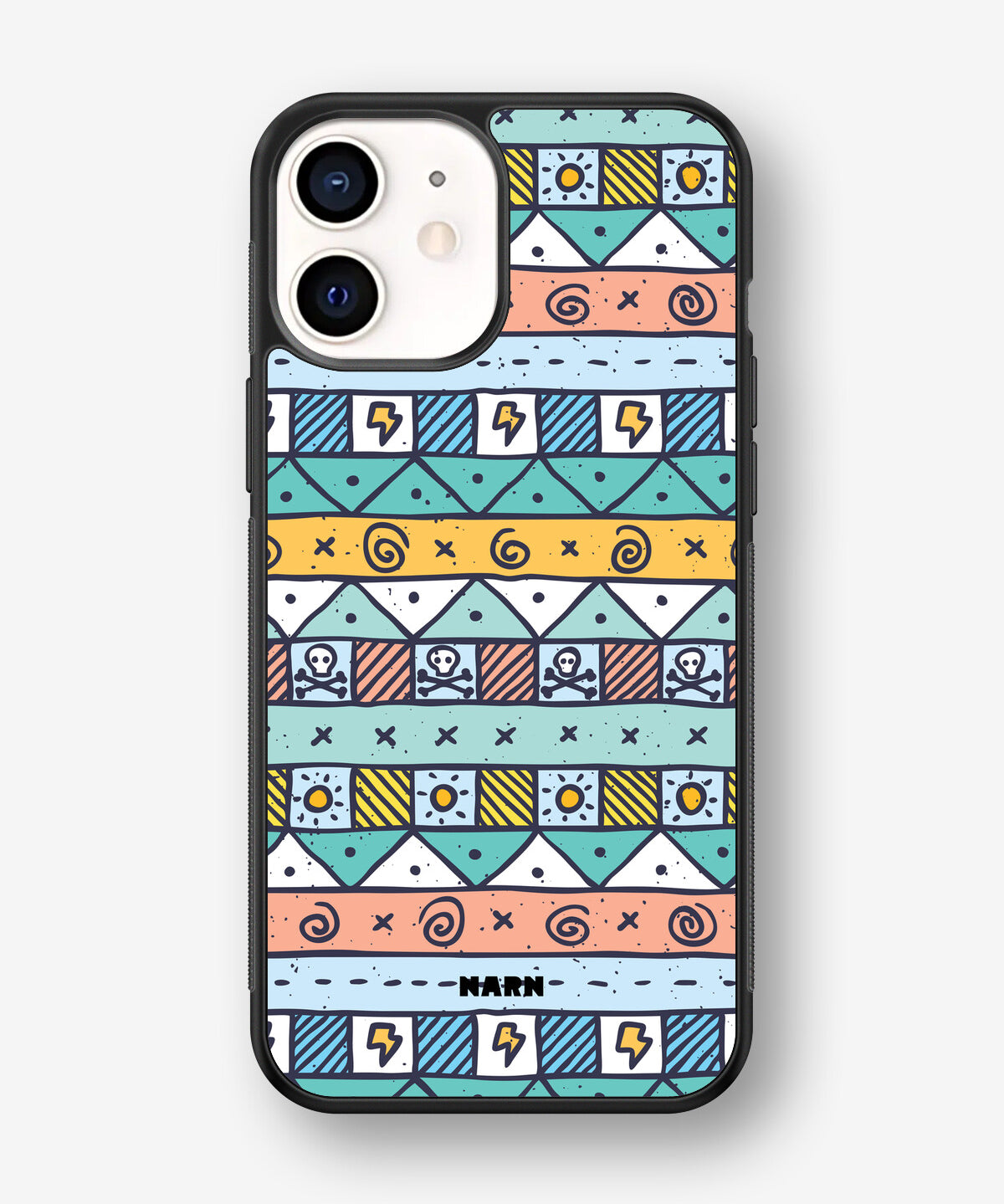 iPhone 12 Mini Hard Case – Cute Pattern - View 1