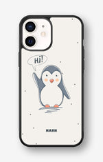 iPhone 12 Mini Hard Case – Cute Penguin - View 1