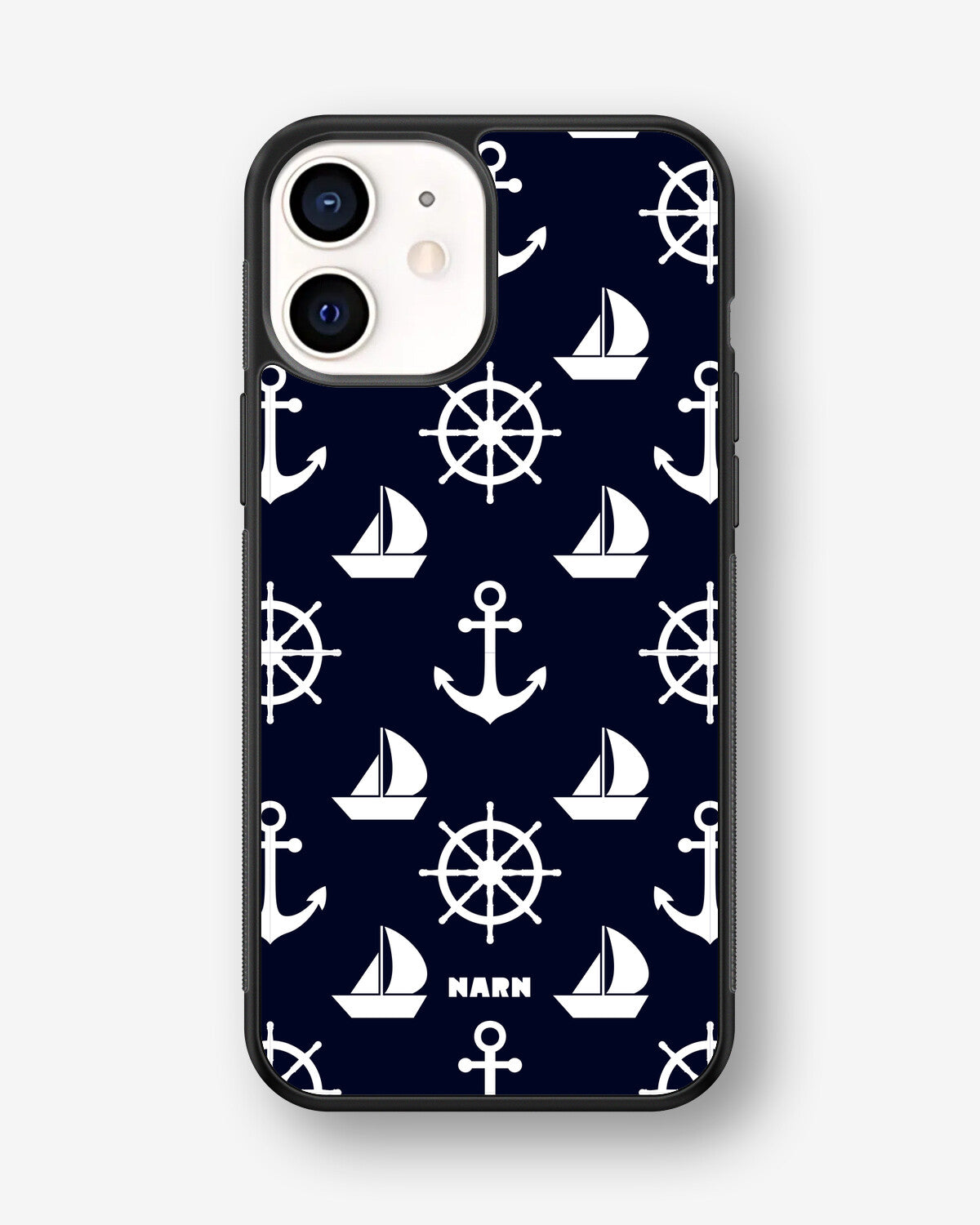 iPhone 12 Mini Hard Case – Deep Blue Voyage - View 1