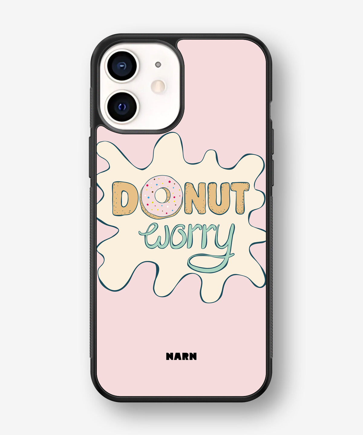 iPhone 12 Mini Hard Case – Donut Worry - View 1