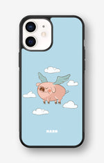 iPhone 12 Mini Hard Case – Dreamy Pig - View 1