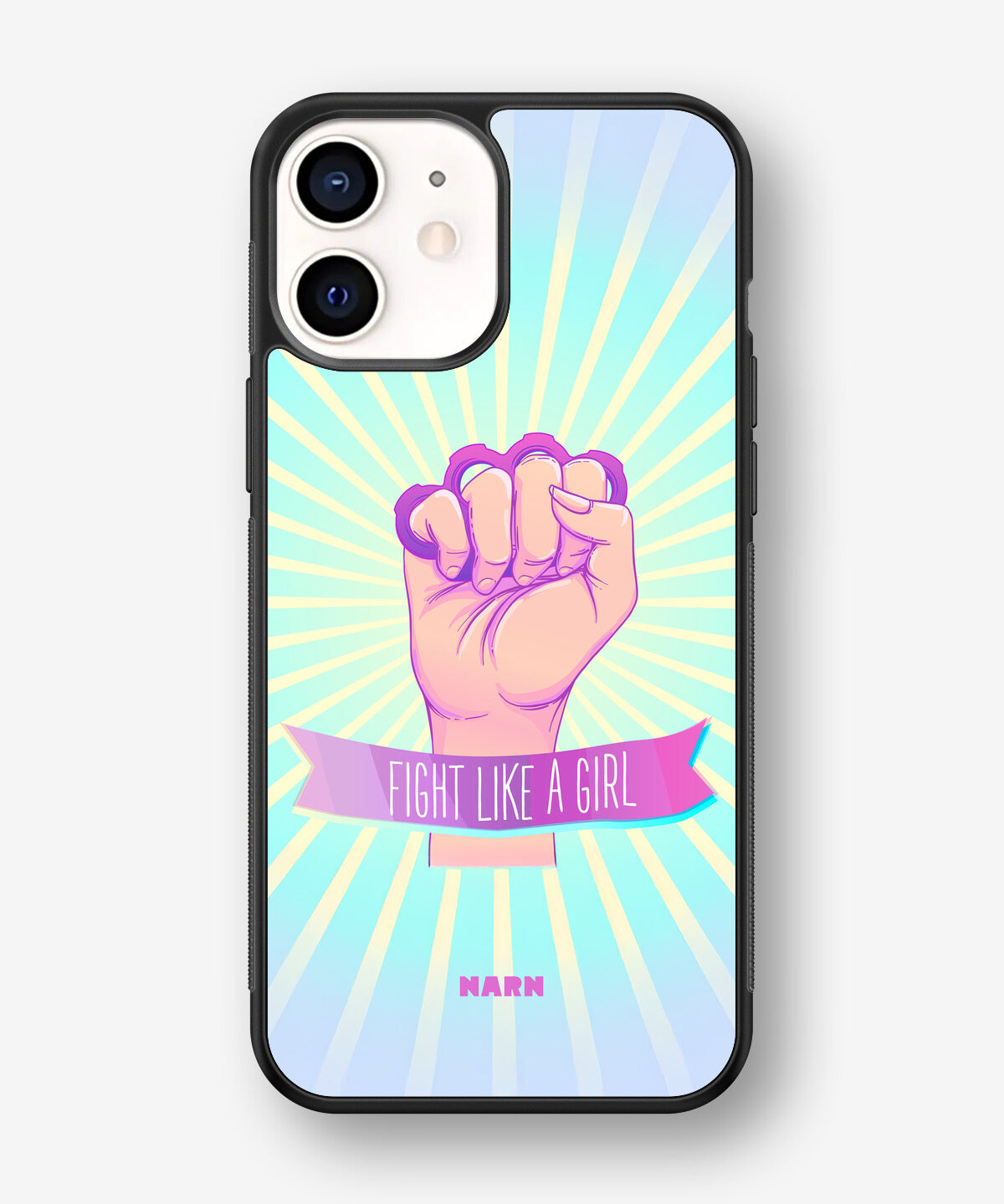iPhone 12 Mini Hard Case – Fight Like A Girl - View 1