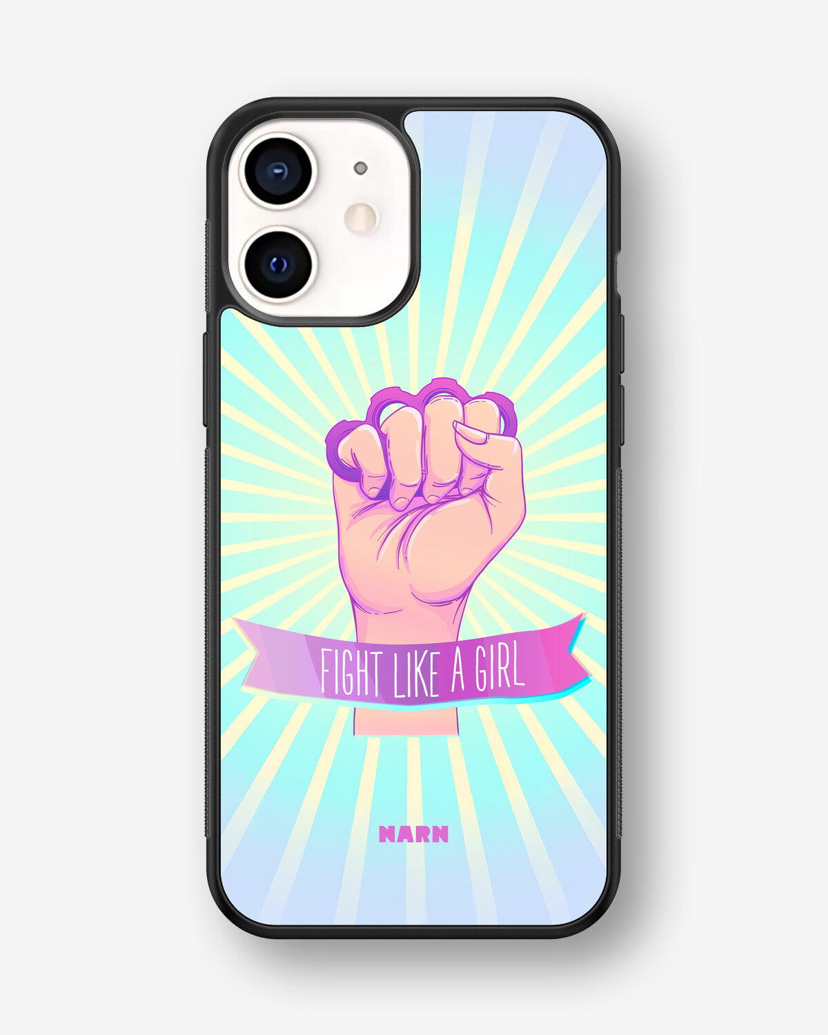 iPhone 12 Mini Hard Case – Fight Like A Girl - View 1