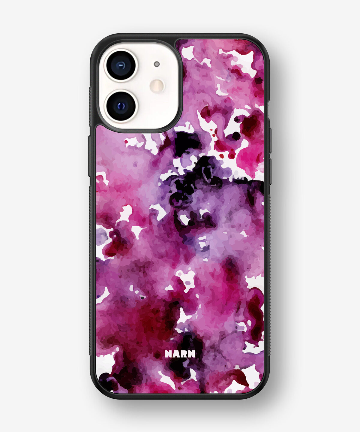 iPhone 12 Mini Hard Case – Floral Splash - View 1