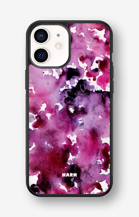 iPhone 12 Mini Hard Case – Floral Splash - View 1