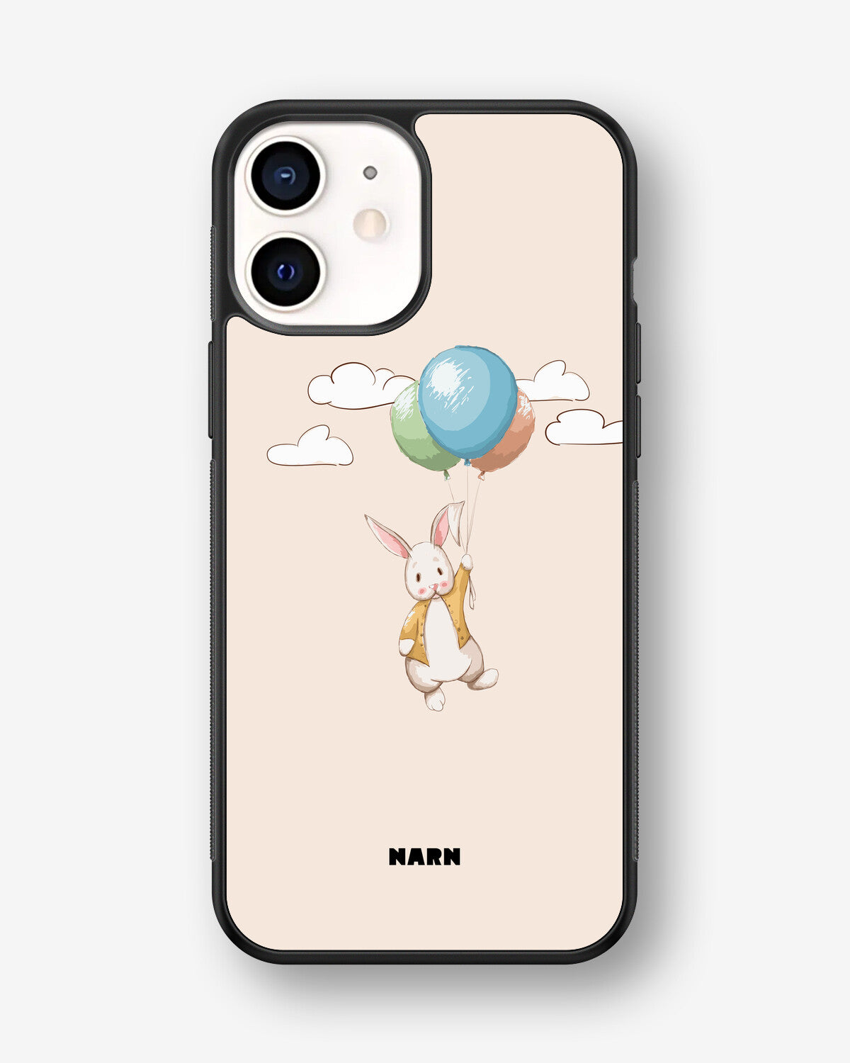 iPhone 12 Mini Hard Case – Flying Rabbit - View 1