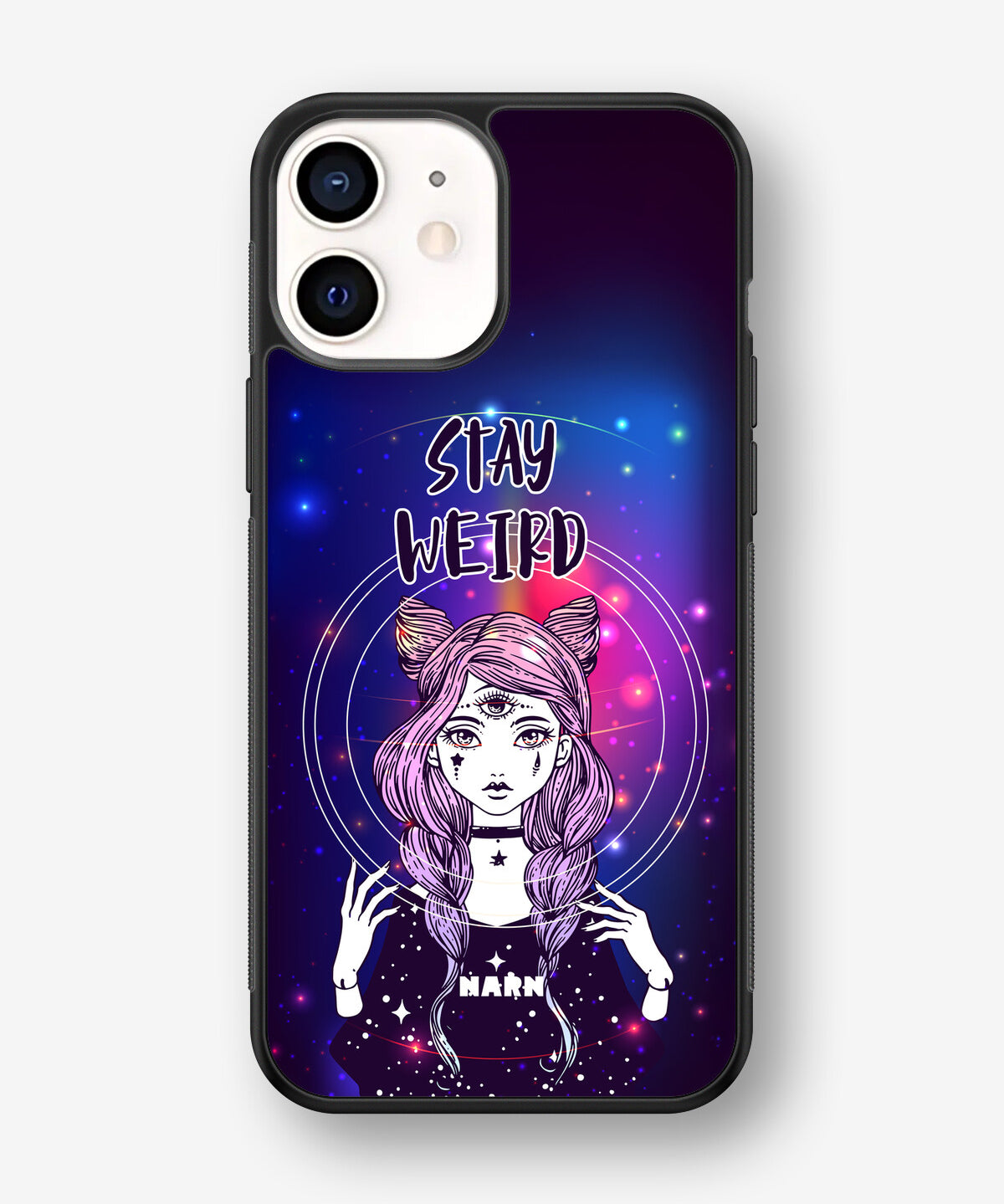 iPhone 12 Mini Hard Case – Galactic Weird - View 1