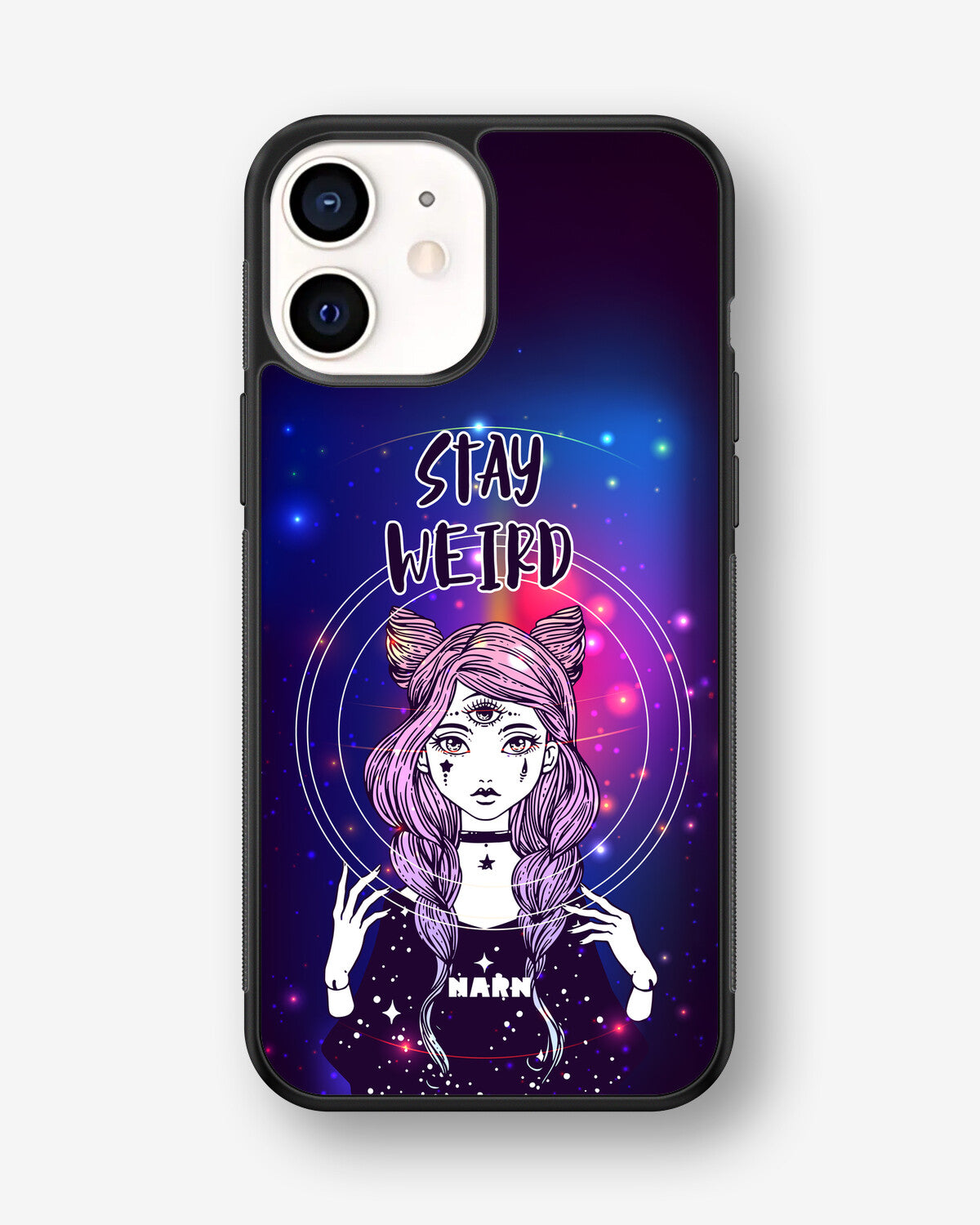 iPhone 12 Mini Hard Case – Galactic Weird - View 1