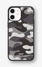 iPhone 12 Mini Hard Case – Grey Camo - View 1