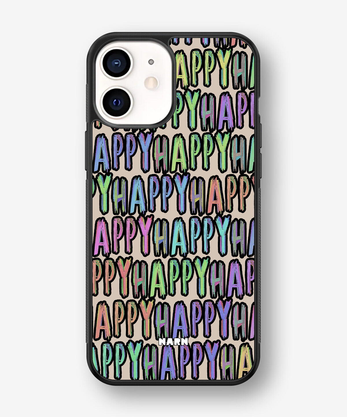 iPhone 12 Mini Hard Case – Happy - View 1
