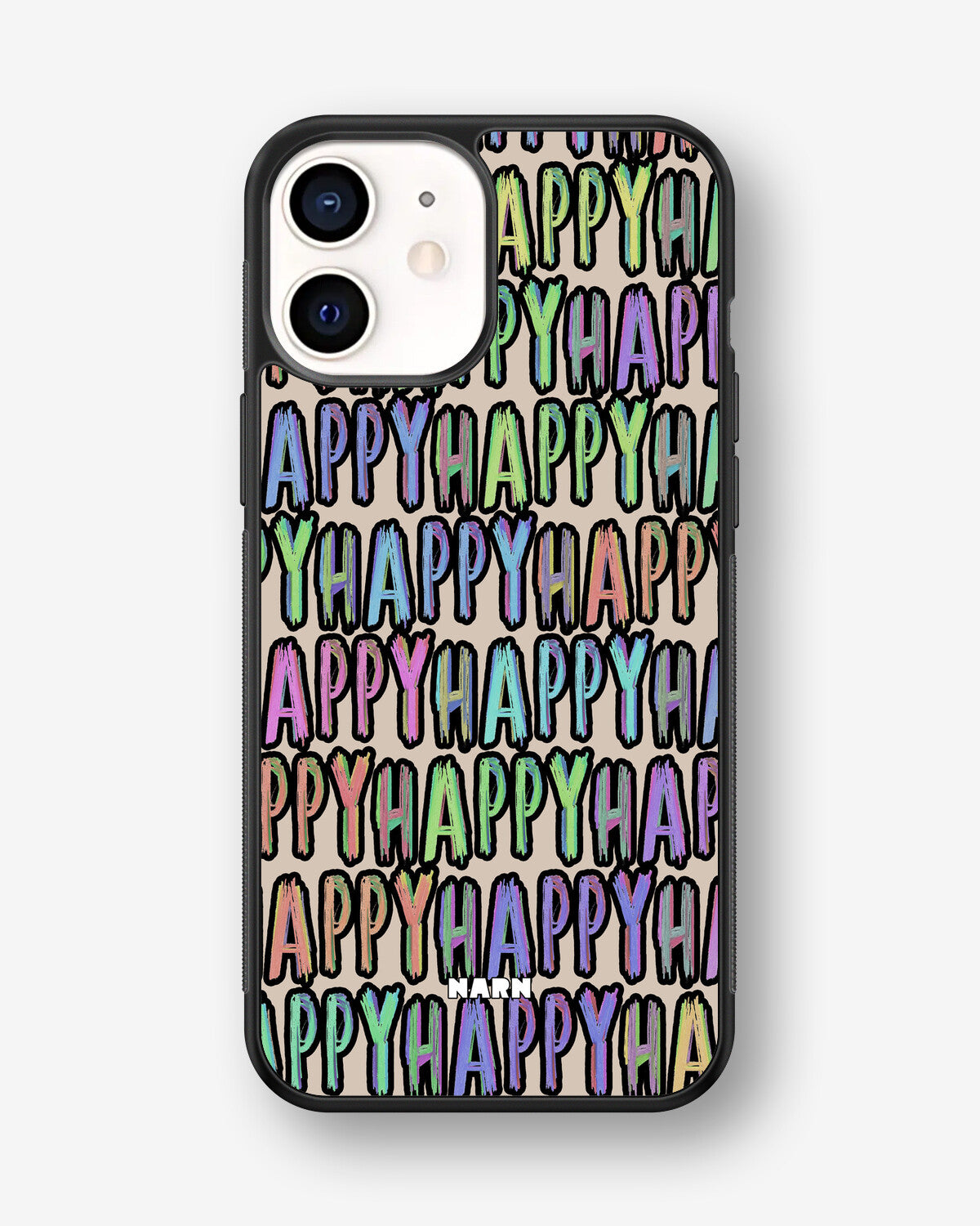 iPhone 12 Mini Hard Case – Happy - View 1
