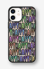 iPhone 12 Mini Hard Case – Happy - View 1