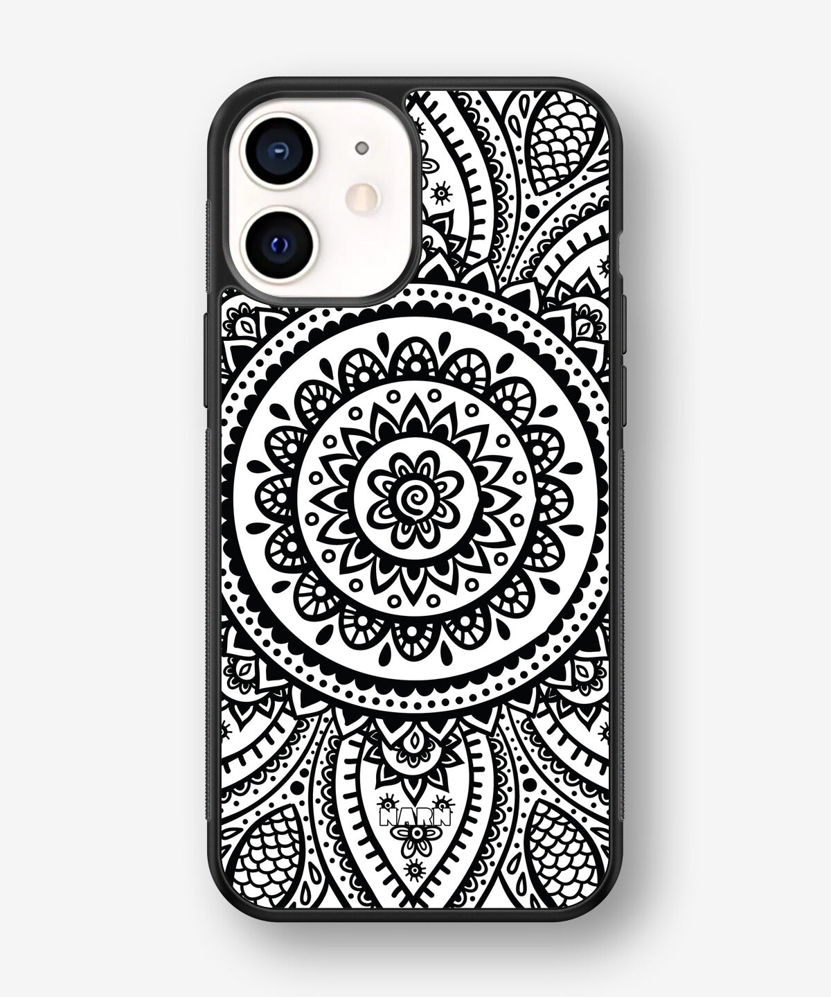 iPhone 12 Mini Hard Case – Henna Mandala - View 1