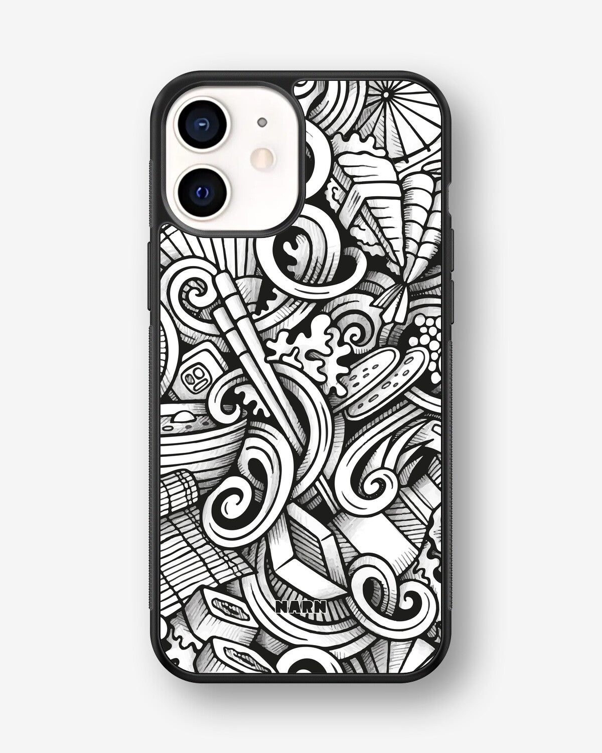 iPhone 12 Mini Hard Case – Japanese Pattern - View 1