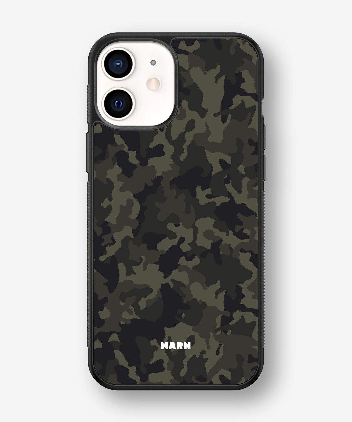 iPhone 12 Mini Hard Case – Jungle Green Camo - View 1