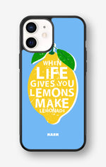 iPhone 12 Mini Hard Case – Lemon Quote - View 1