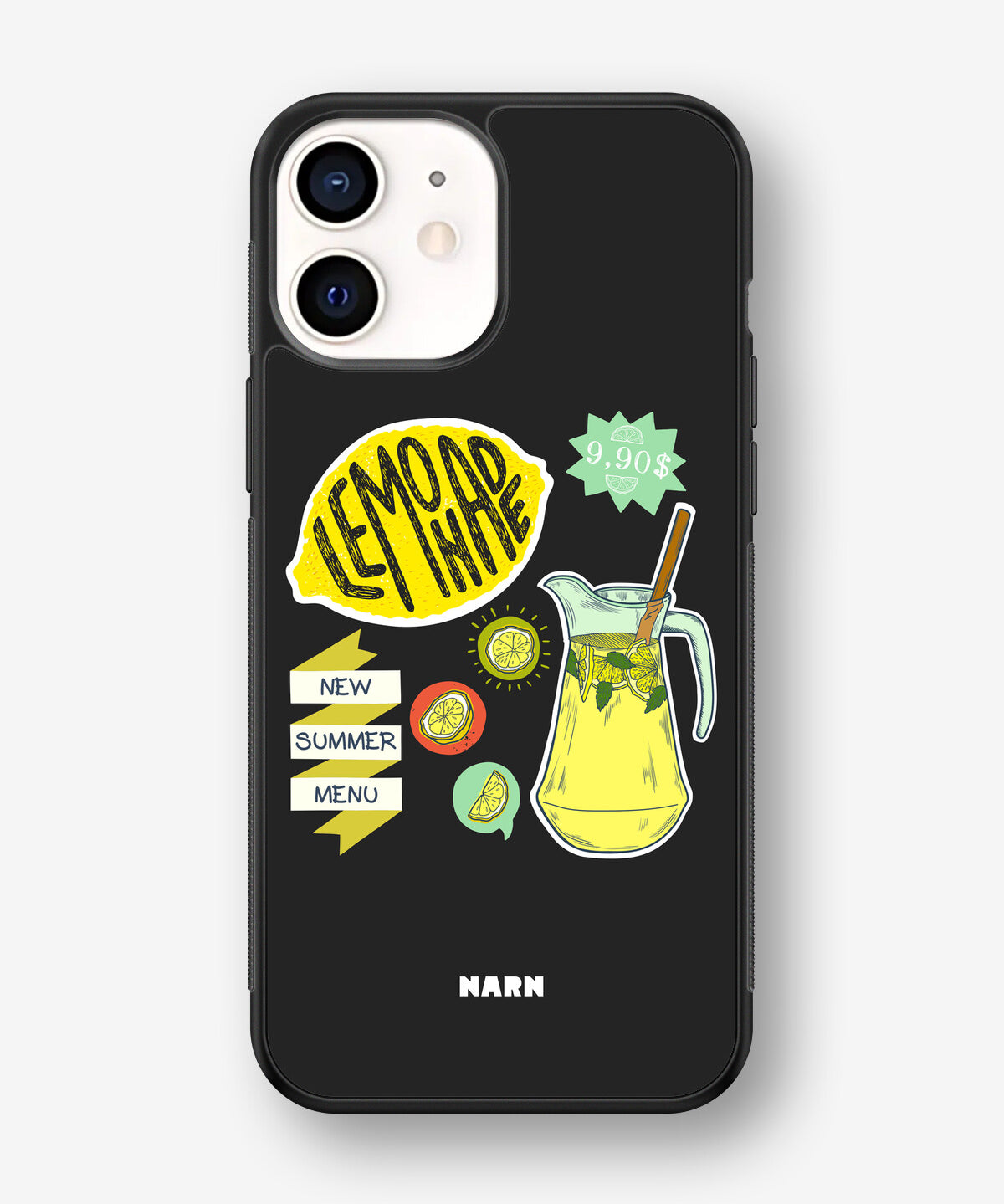 iPhone 12 Mini Hard Case – Lemon Summer - View 1