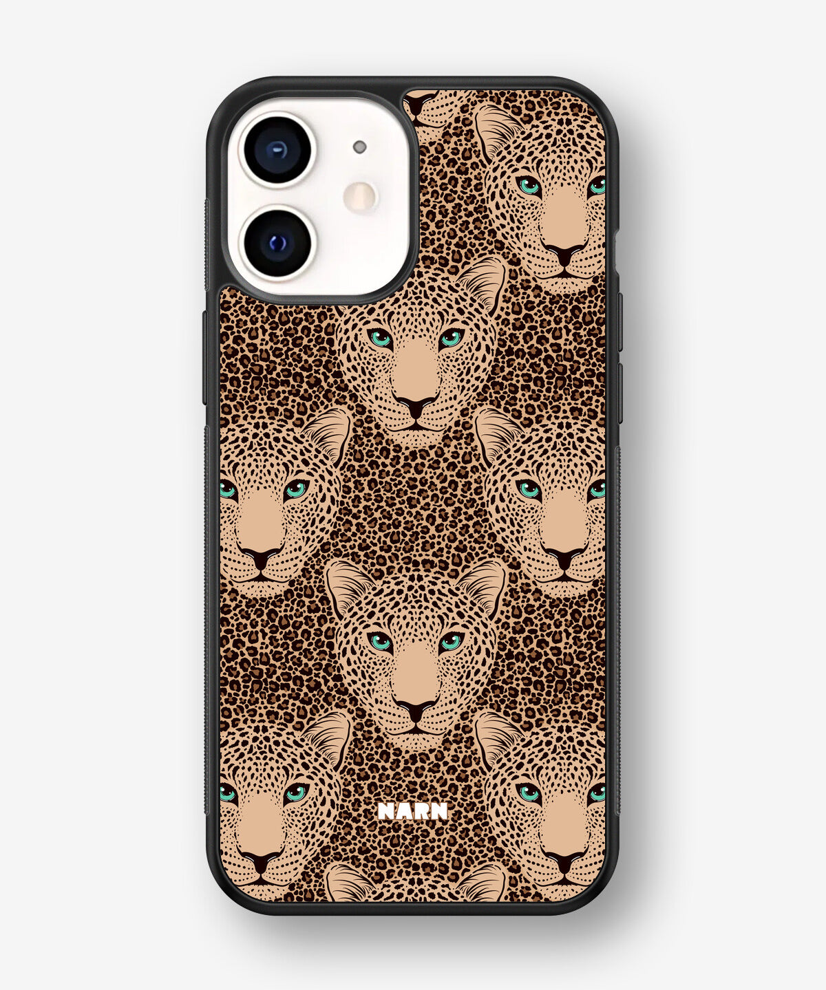 iPhone 12 Mini Hard Case – Leopard Gaze - View 1