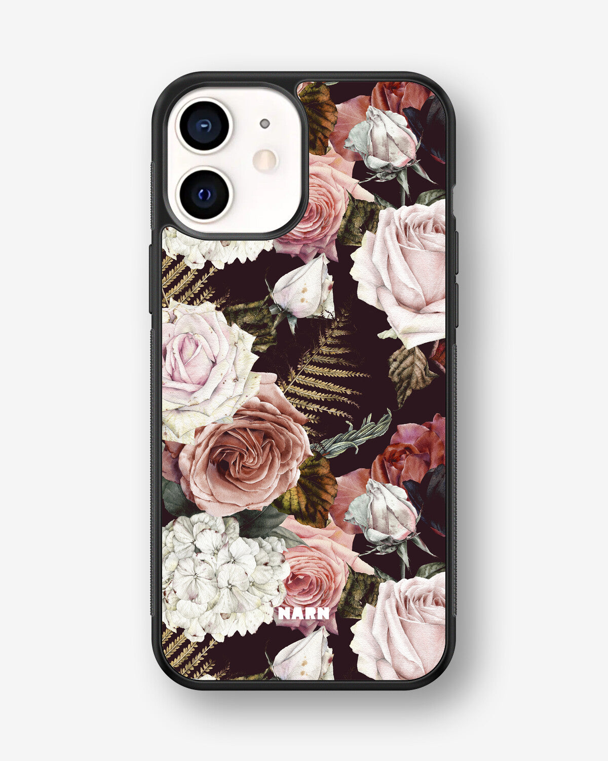 iPhone 12 Mini Hard Case – Midnight Roses - View 1