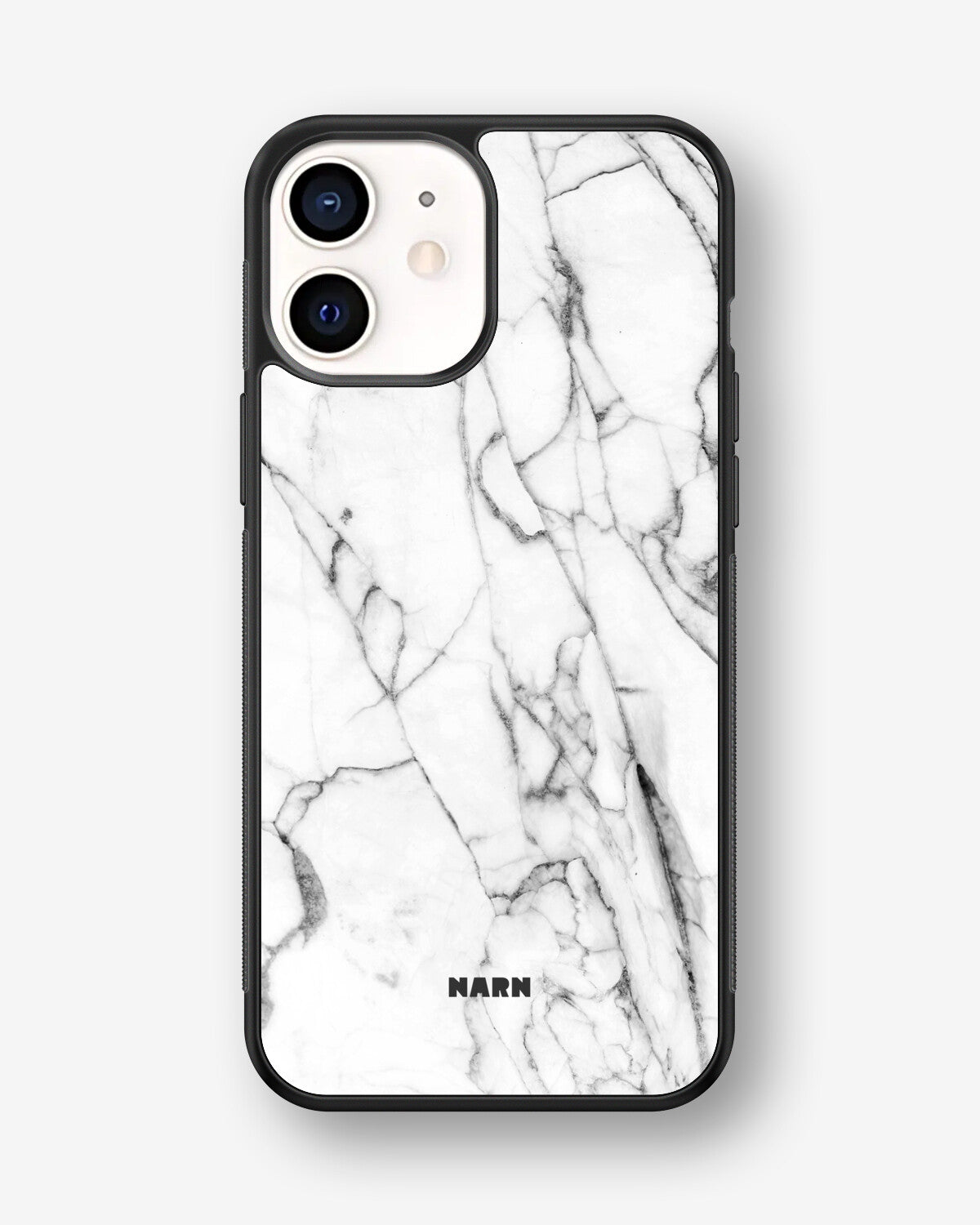 iPhone 12 Mini Hard Case – Milky Marble - View 1