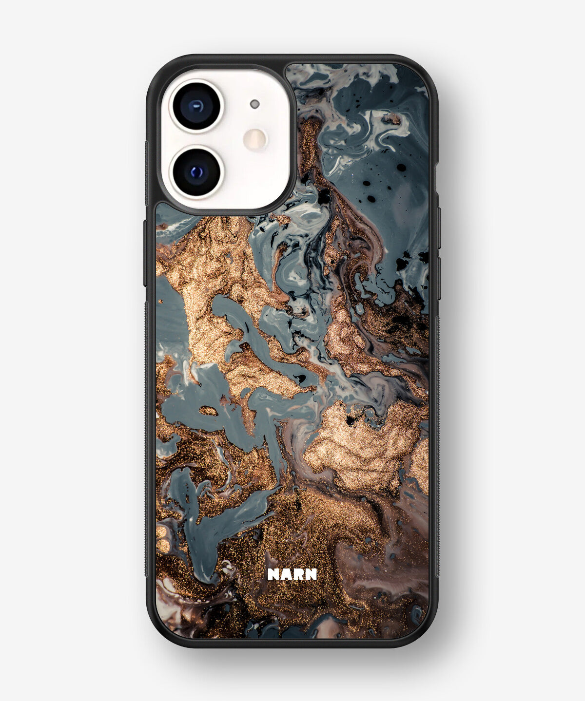 iPhone 12 Mini Hard Case – Molten Gold - View 1