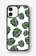 iPhone 12 Mini Hard Case – Monstera Pattern - View 1