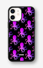 iPhone 12 Mini Hard Case – Octopus Pattern - View 1