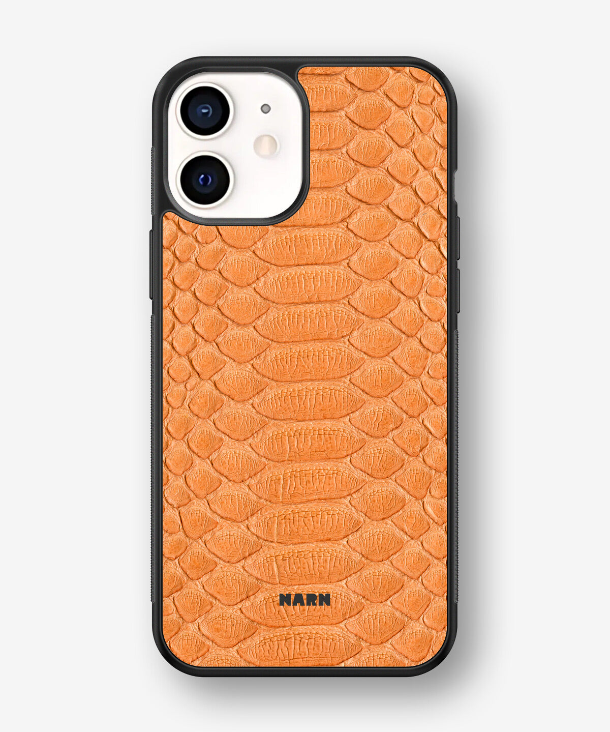 iPhone 12 Mini Hard Case – Orange Snake - View 1