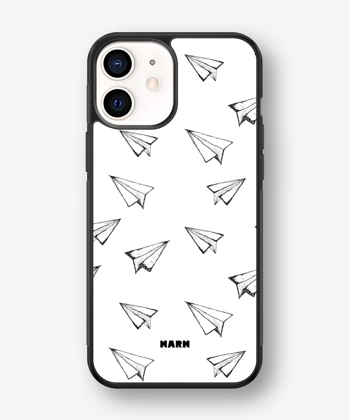 iPhone 12 Mini Hard Case – Paper Planes - View 1