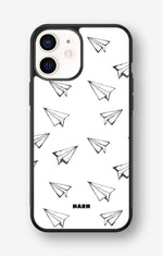 iPhone 12 Mini Hard Case – Paper Planes - View 1