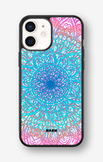 iPhone 12 Mini Hard Case – Pastel Mandala - View 1
