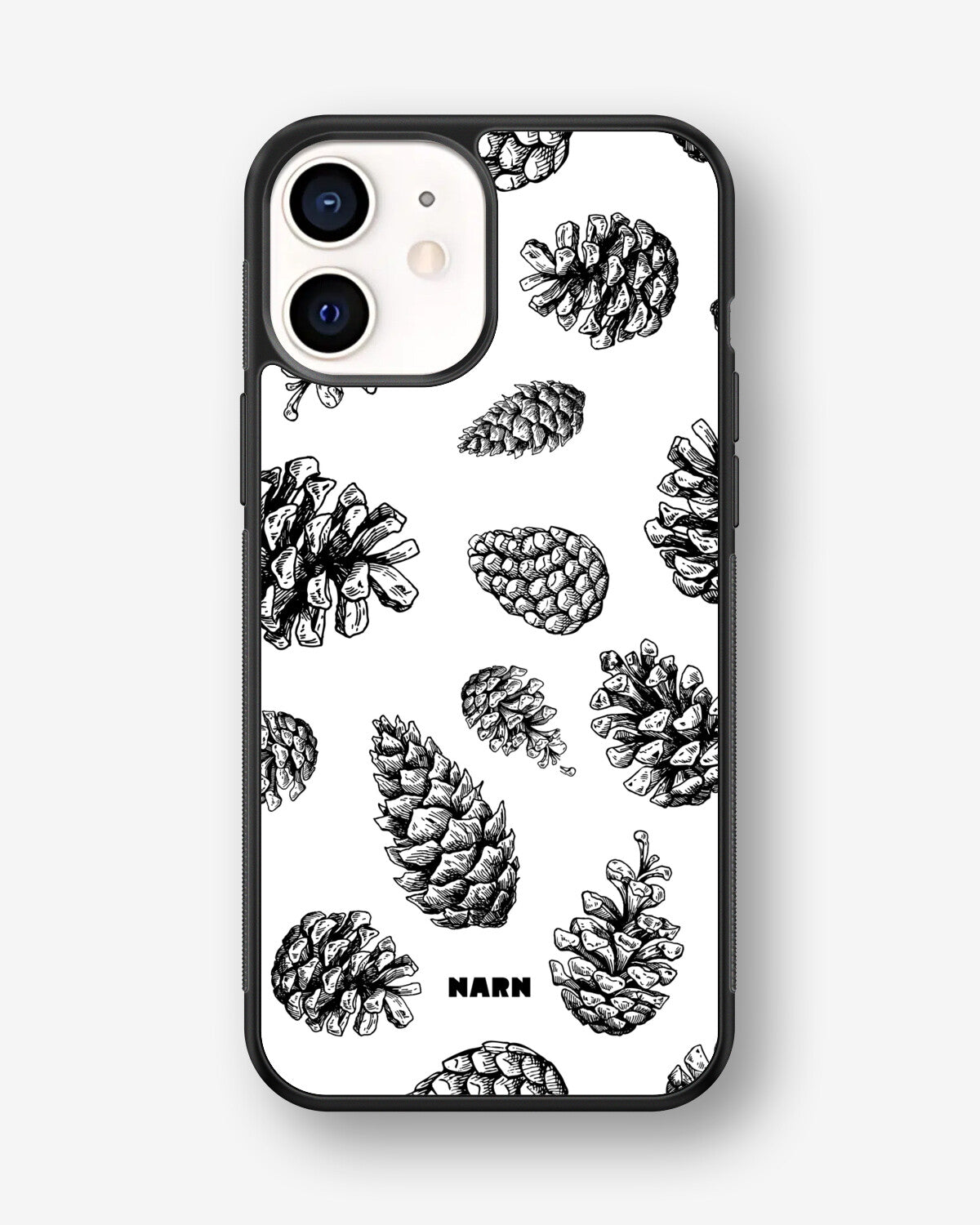 iPhone 12 Mini Hard Case – Pine Cones - View 1