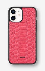 iPhone 12 Mini Hard Case – Pink Snake - View 1