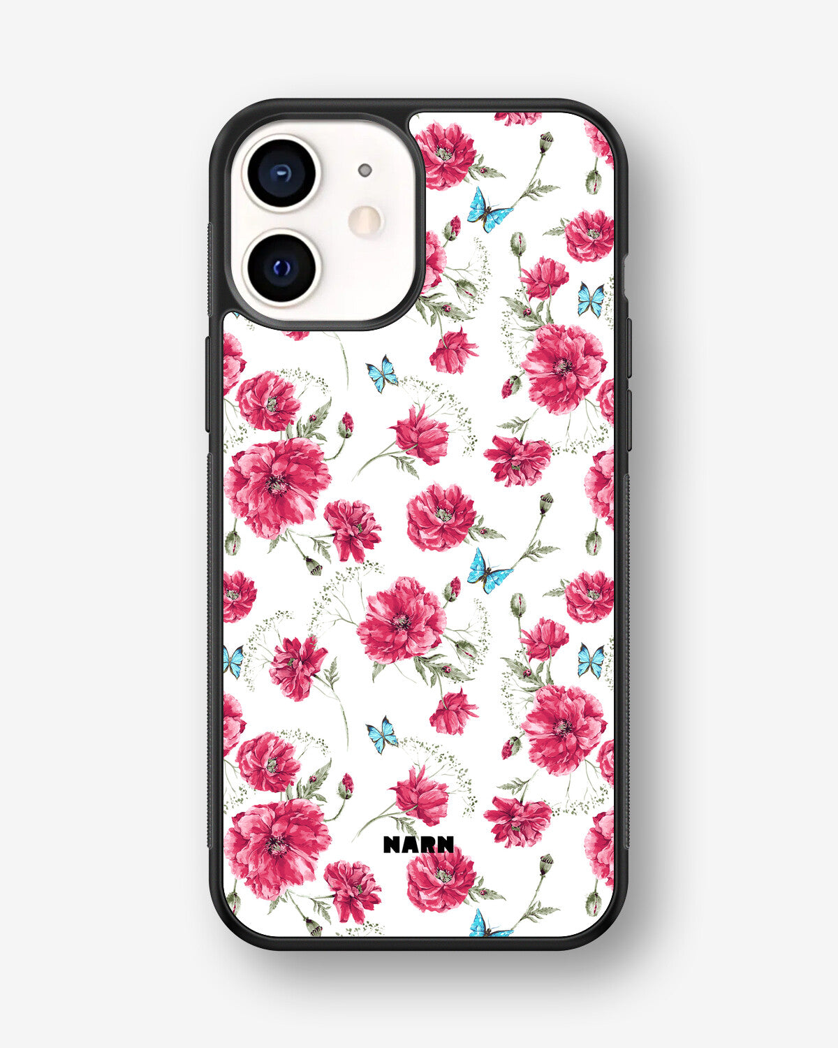 iPhone 12 Mini Hard Case – Poppies in Bloom - View 1
