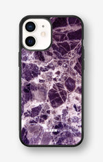 iPhone 12 Mini Hard Case – Purple Marble - View 1