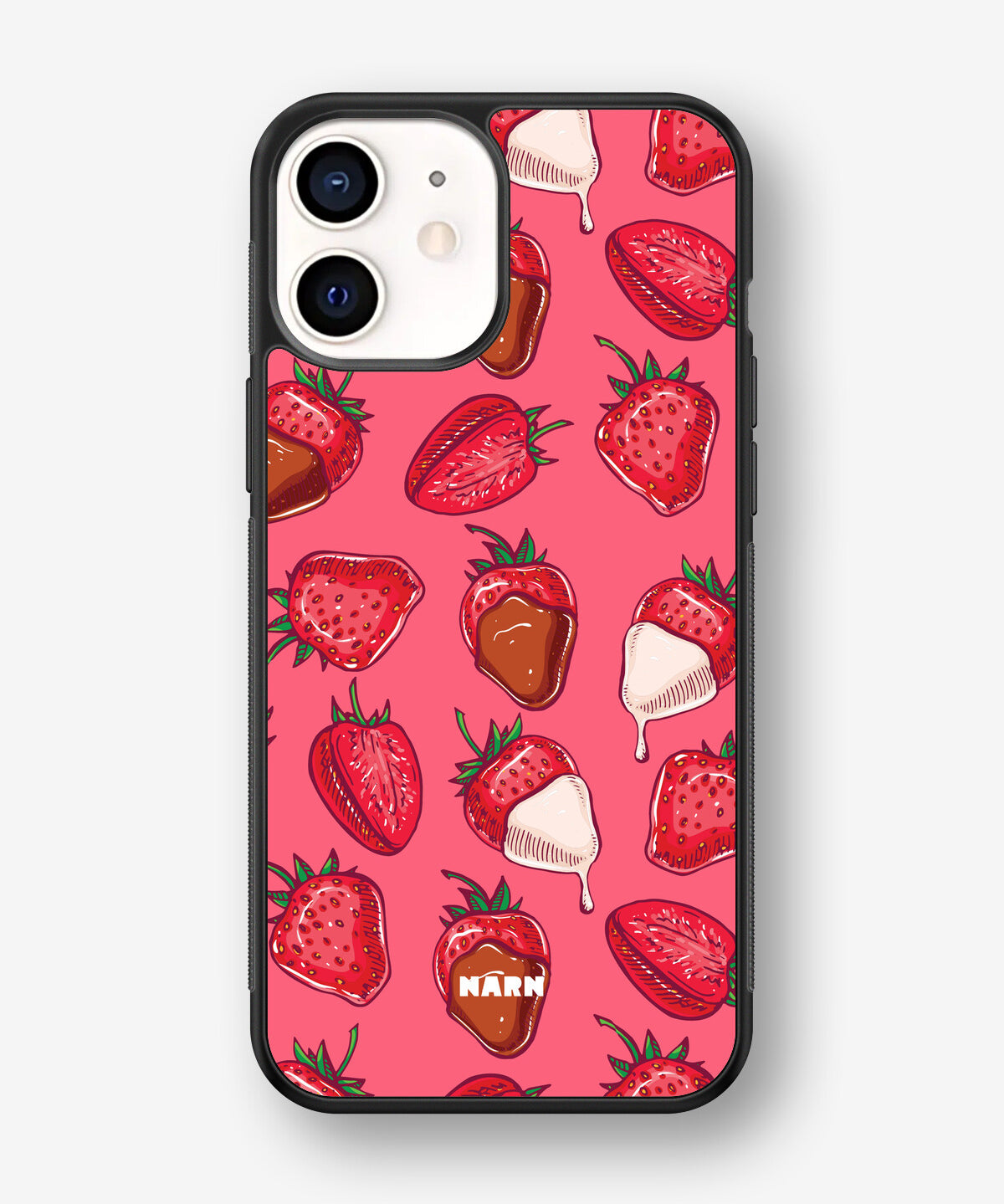 iPhone 12 Mini Hard Case – Strawberry Chocolate - View 1