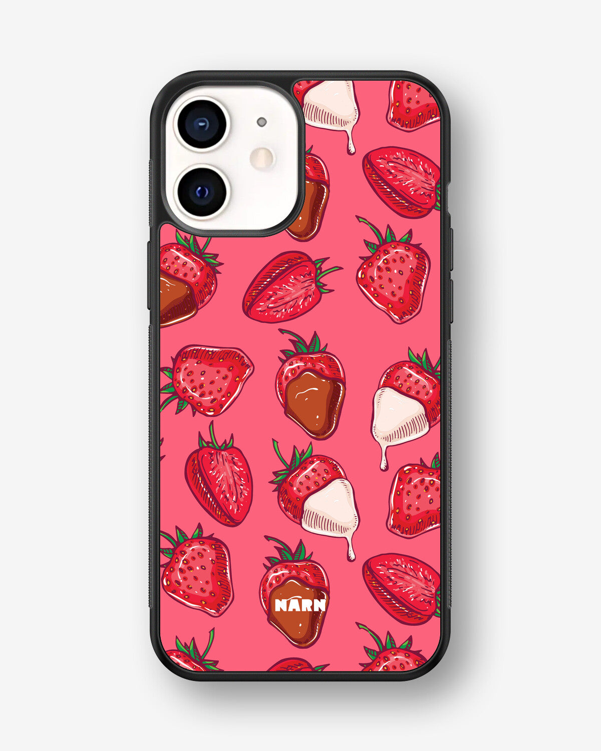 iPhone 12 Mini Hard Case – Strawberry Chocolate - View 1