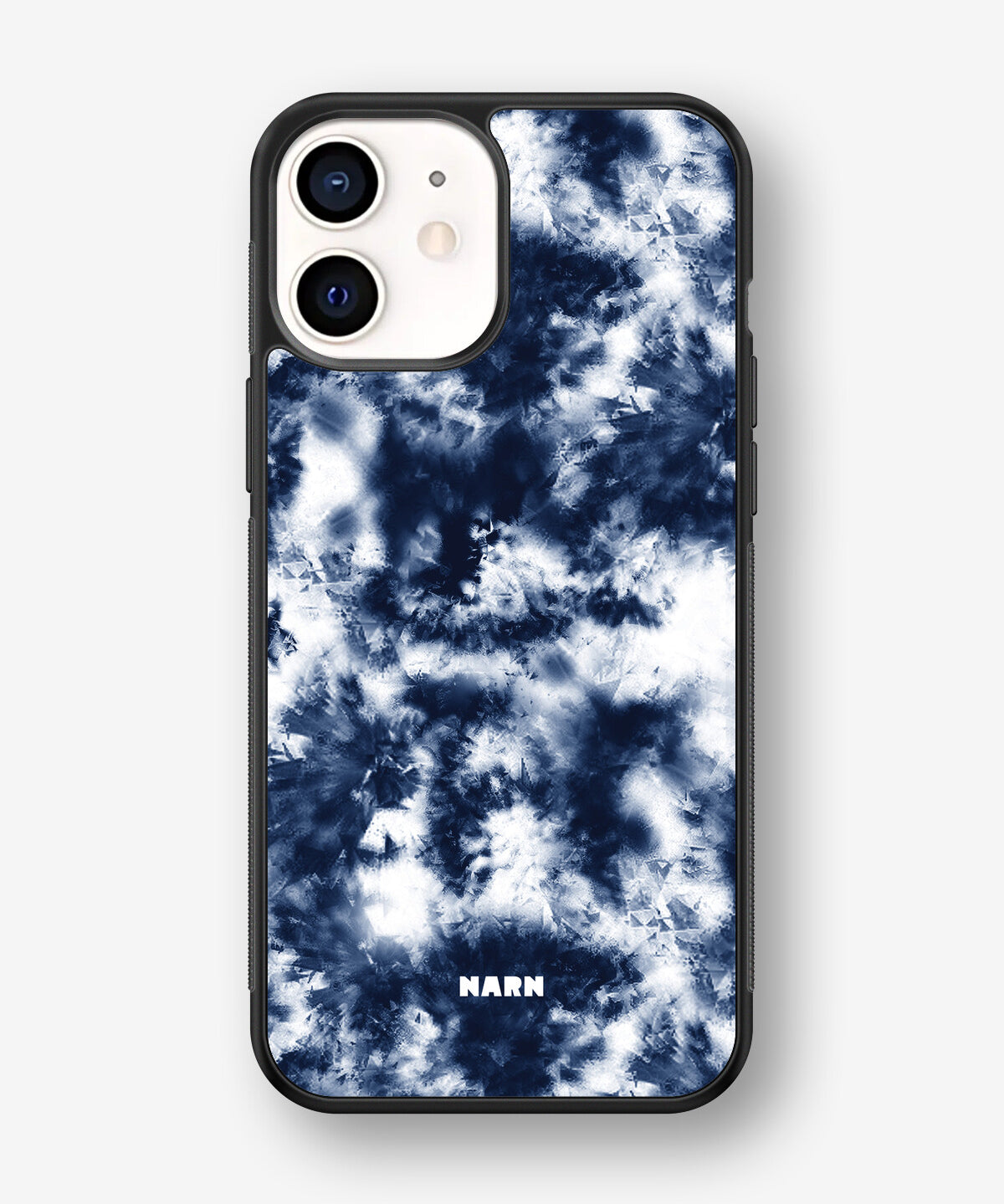 iPhone 12 Mini Hard Case – Tie Dye Blue - View 1