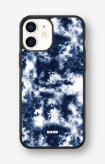 iPhone 12 Mini Hard Case – Tie Dye Blue - View 1