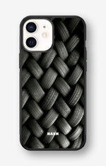 iPhone 12 Mini Hard Case – Tires Wall - View 1