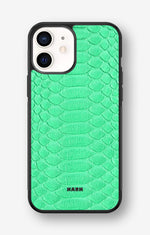 iPhone 12 Mini Hard Case – Turquoise Snake - View 1