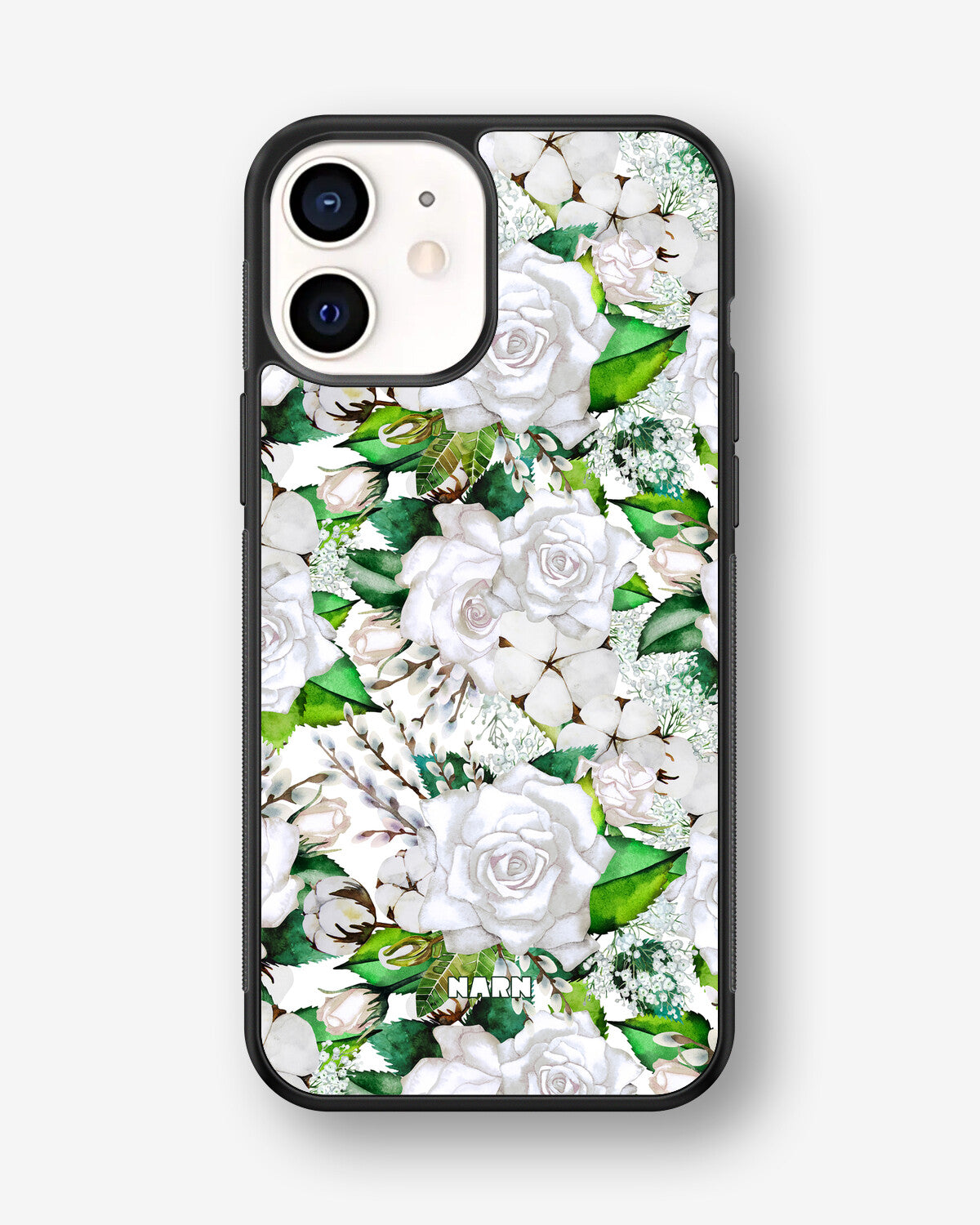 iPhone 12 Mini Hard Case – White Bloom - View 1